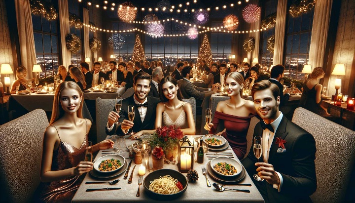 Foto Capodanno per coppie ad Arezzo: meglio un tavolo per due o la socialità di un tavolo con